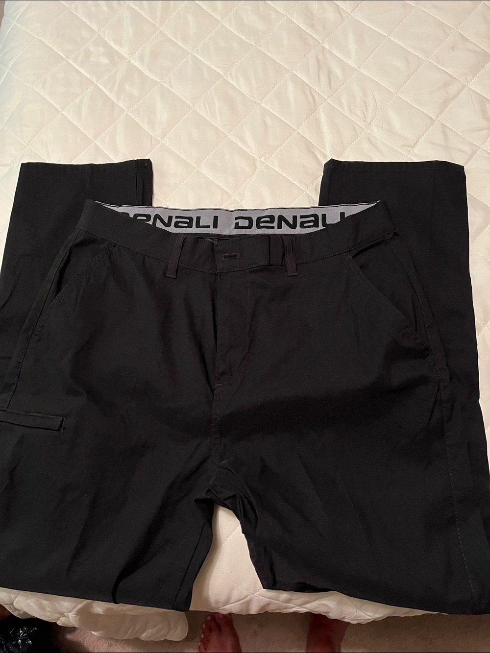 Denali Men’s Black Cargo Pants with Utility Pockets